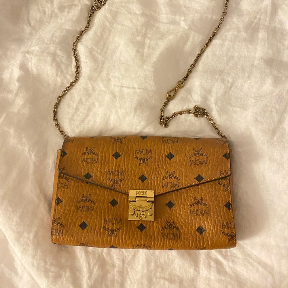 MCM Millie Flap Crossbody in Visetos